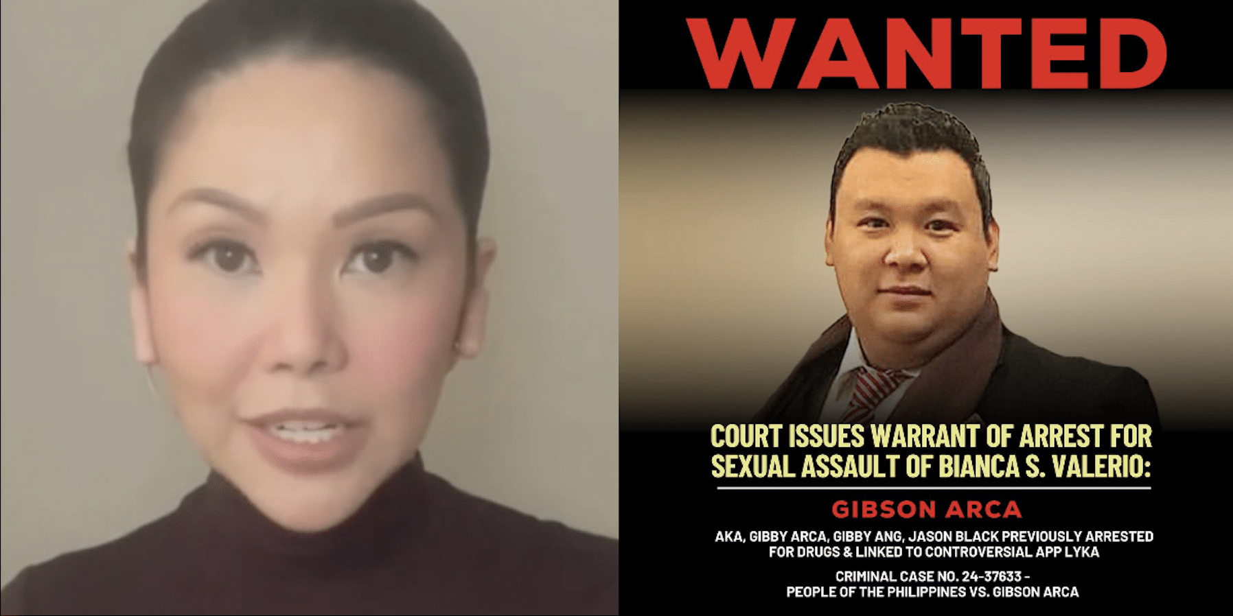 Bianca Valerio appeals for help in arrest of PR guy who sexually assaulted her